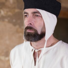 Gorro medieval Hugo, negro