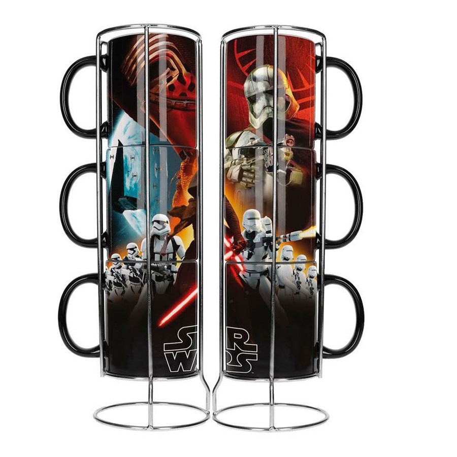 Set de 3 tazas apilables de ceramica Star Wars. Ep7 1738142972