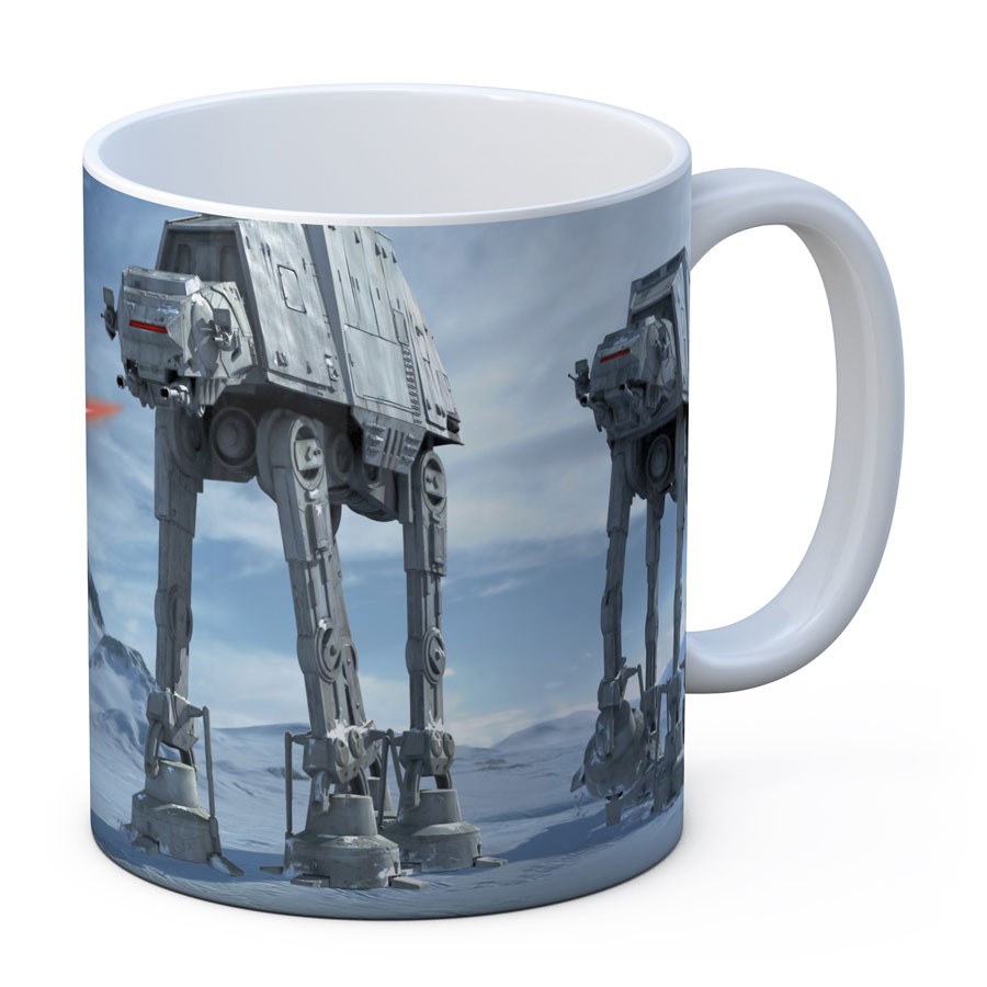 Taza de ceramica blanca Batalla de Hoth de Star Wars 1738142938