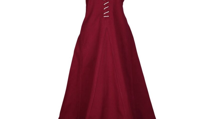 Vestido medieval manga corta, Ava