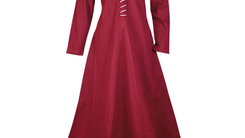 Vestido medieval manga larga, Ava