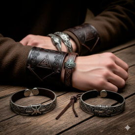 Brazaletes Vikingos: El Poder y la Historia que Llevas en tu Muñeca brazaletes-vikingos-cuero