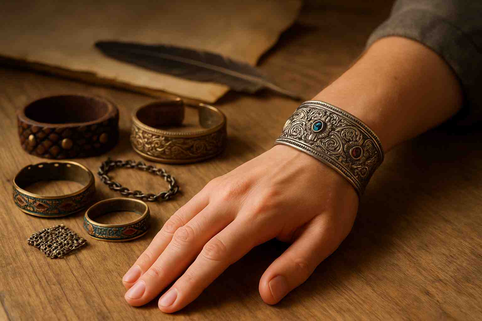 brazaletes medievales guia completa sobre historia materiales como elegir brazalete perfecto