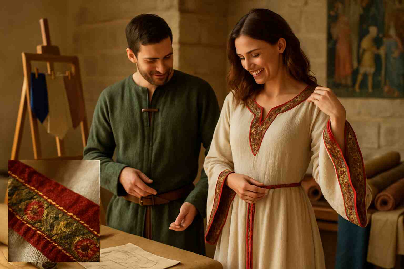 tunicas medievales historia tejidos como elegir mejor para hombre mujer