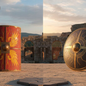 escudos-griegos-vs.-escudos-romanos