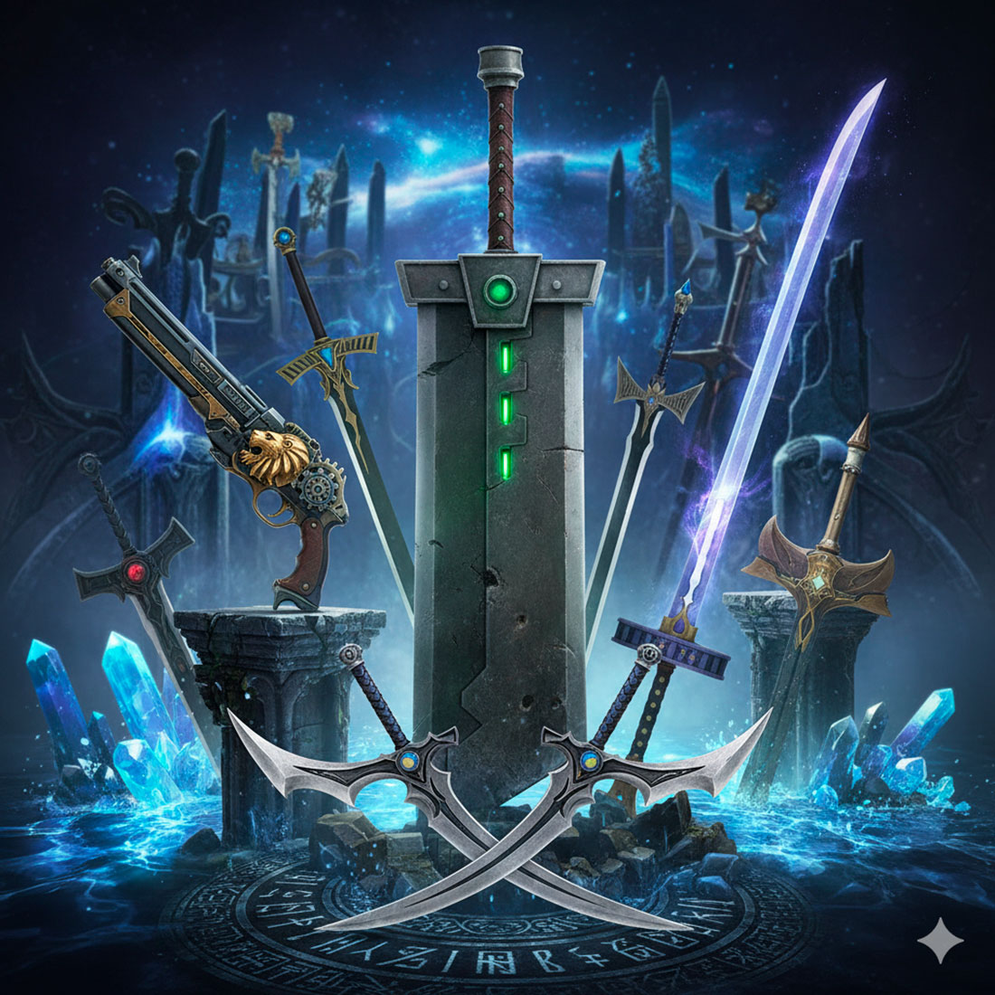 The Most Iconic Swords of Final Fantasy: Design, Lore, and the Forged Soul of the Hero espadas final fantasy diseno lore - The Most Iconic Swords of Final Fantasy: Design, Lore, and the Forged Soul of the Hero