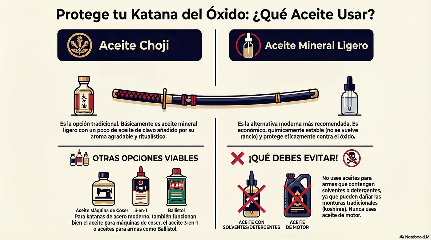 aceite para limpiar katanas2