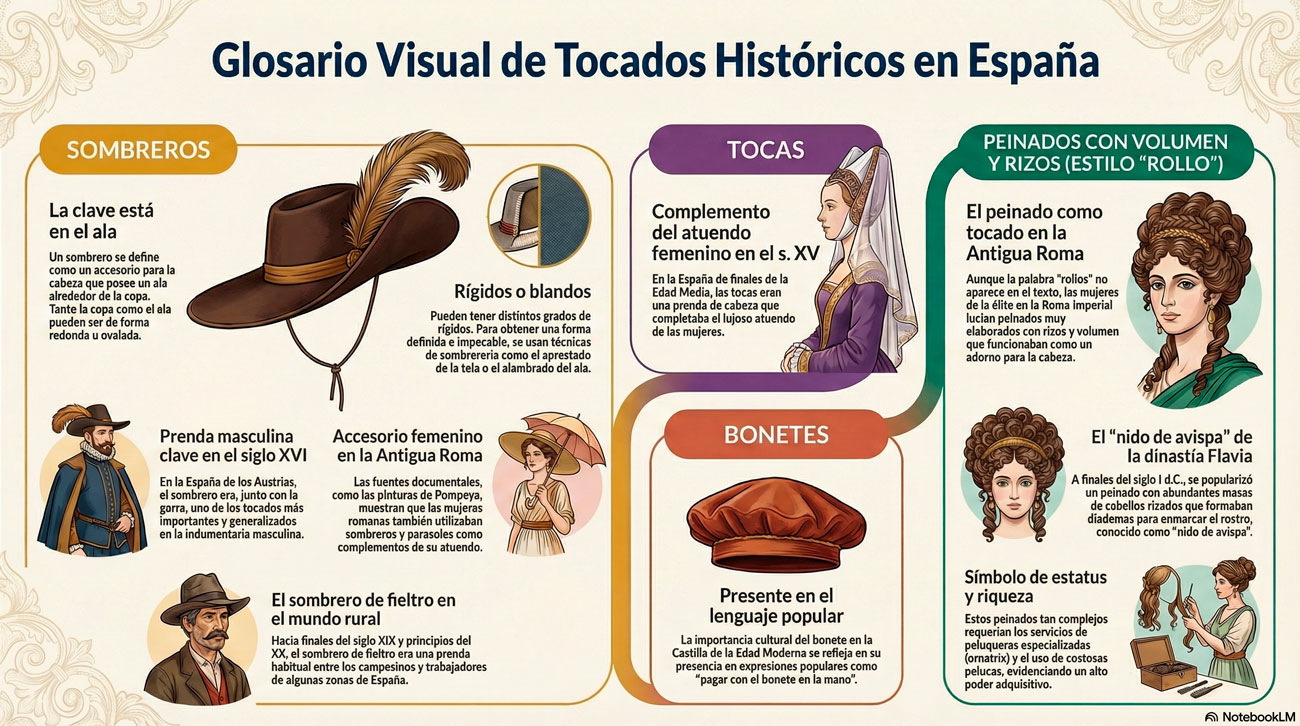 Los Secretos de la Cabeza Medieval: Guía Completa de Sombreros y Tocados para Recreadores 16 gorros tocados sombreros bonetes medievales