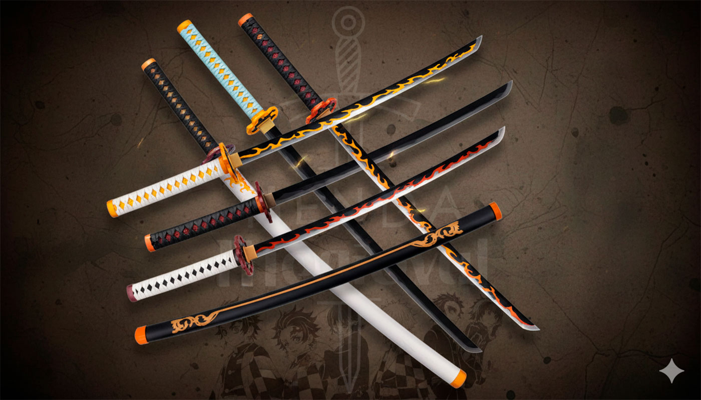 top 5 katanas demon slayer